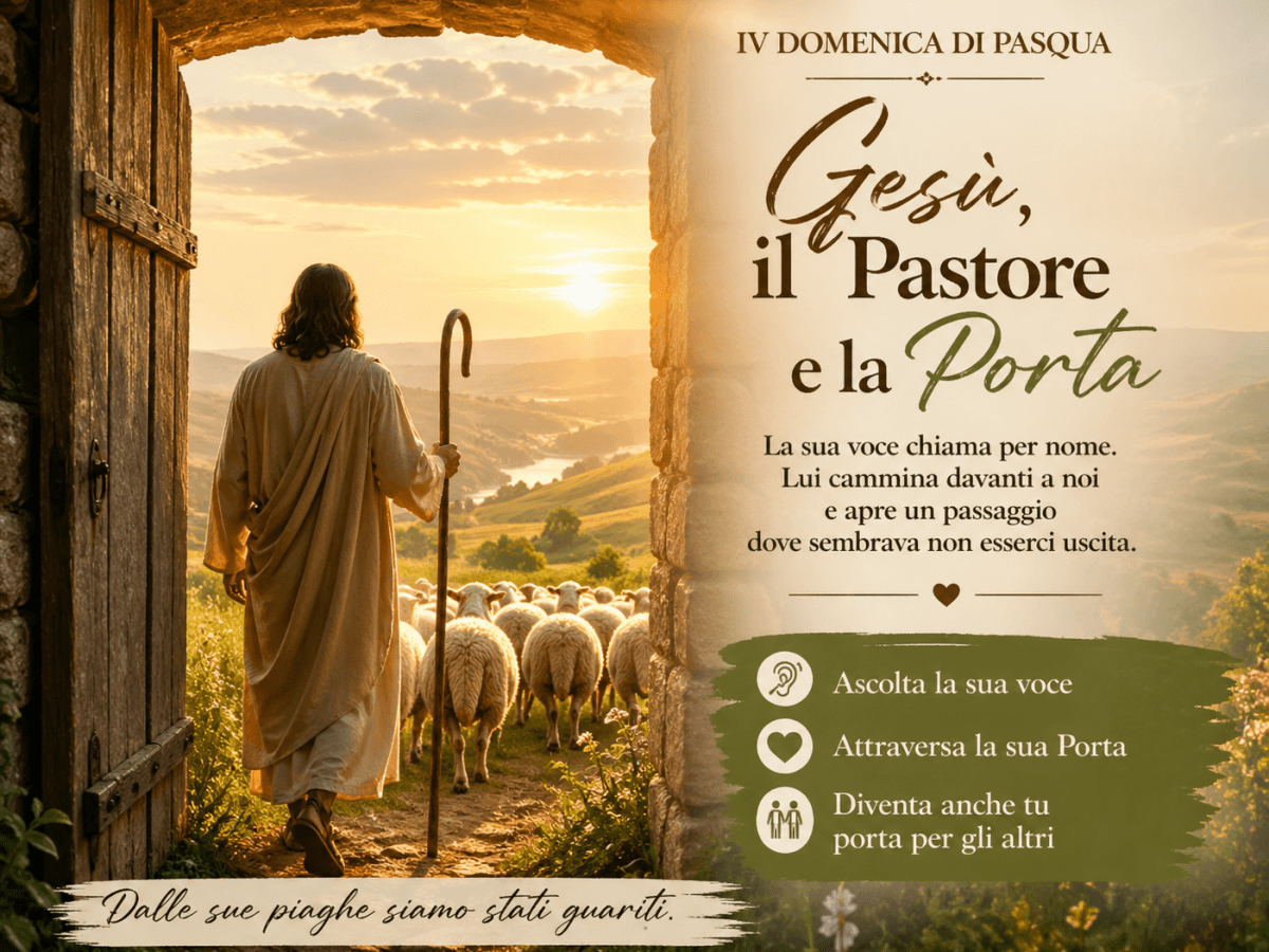 Il buon Pastore, porta ferita che conduce alla&nbsp;vita